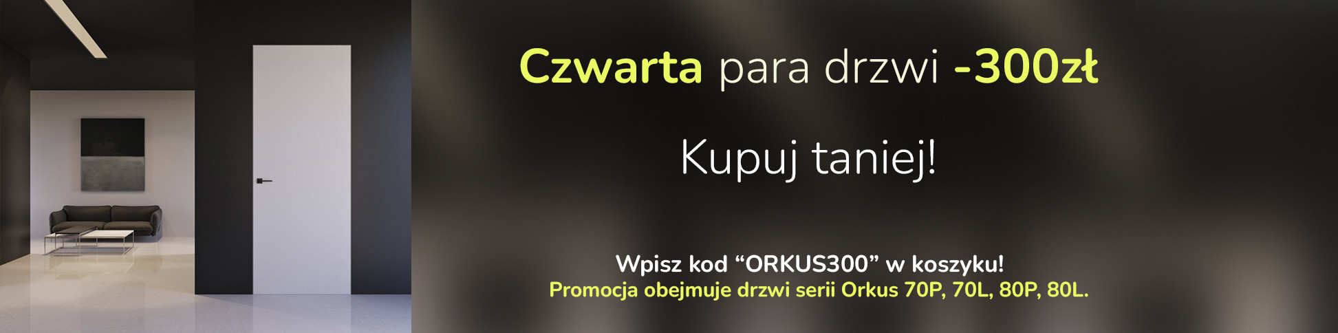 Drzwi ukryte ORKUS taniej 300 zł - wpisz kod rabatowy!